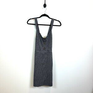 NEW Abercrombie & Fitch Dress Womens‎ Large Blue White Jumper Overall Mini 90s